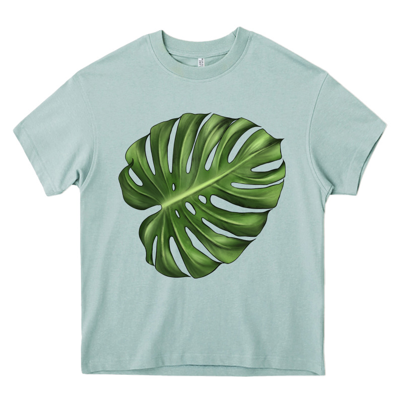 Monstera Leaf Heavy Core Tee by LillyAllenDesigns | Teevron