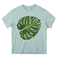 Arona Monstera Leaf Heavy Core Tee - LillyAllenDesigns