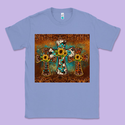 Cross Tumbler Classic Tee Designed By Jahusdesignshop