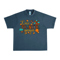 Midnight Navy one thankful yaya Urban Heavy Tee - JahusDesignShop