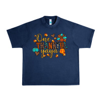 Navy one thankful yaya Urban Heavy Tee - JahusDesignShop