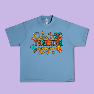 One Thankful Yaya Urban Heavy Tee Designed By Jahusdesignshop