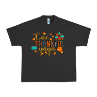 Pigment Black one thankful yaya Urban Heavy Tee - JahusDesignShop