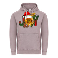 Vintage Zinc joy christmas with sunflower bbs Vintage Hoodie - BundleAndBundleShop