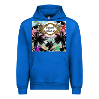 Cobalt Beach Please Urban Hoodie - CowhideDigitalArt