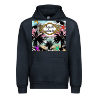 Navy Beach Please Urban Hoodie - CowhideDigitalArt