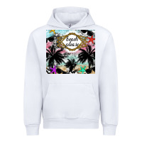 White Beach Please Urban Hoodie - CowhideDigitalArt