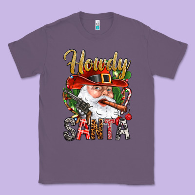 Howdy Santa Classic Tee Designed By Bundleandbundleshop