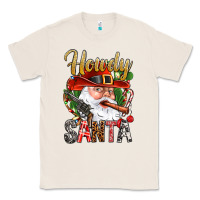Natural Howdy Santa Classic Tee - BundleAndBundleShop