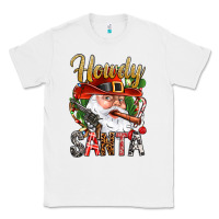 White Howdy Santa Classic Tee - BundleAndBundleShop