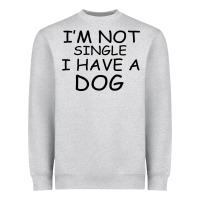 I M Not Single I Have A Dog Heavyweight Sweatshirt | Teevron
