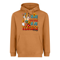 Meerkat Half Coffee Half Teacher Heavyweight Hoodie - FaDigitalArtStudio