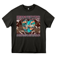 Asphalt western nurse stethoscope pink leopard Heavy Core Tee - BarkalooDesign
