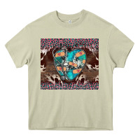Mossy western nurse stethoscope pink leopard Heavy Core Tee - BarkalooDesign