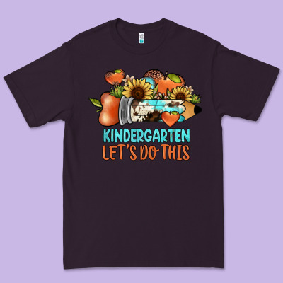 Kindergarten Let's Do This Premium Tee Designed By Jahusdesignshop