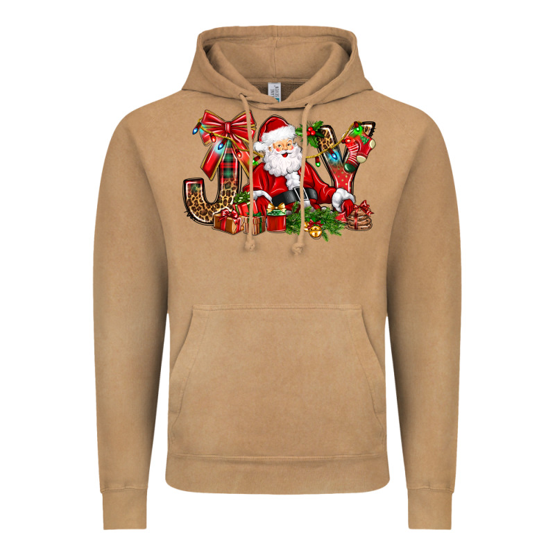 Joy Christmas With Santa Bbs Vintage Hoodie by BundleAndBundleShop | Teevron