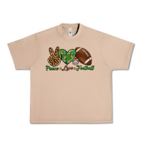 Burro peace love football Urban Heavy Tee - BundleAndBundleShop
