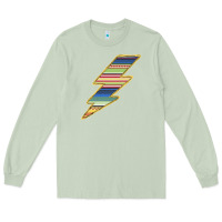 Matcha Yellow Aztec Patterned Lightning Long Sleeve Tee - Bettercallsaul