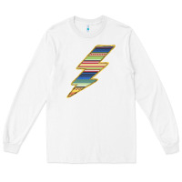 Yellow Aztec Patterned Lightning Long Sleeve Tee | Teevron