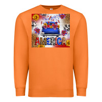 Carrot Fourth Of July America Truck Premium Sweatshirt - FaDigitalArtStudio