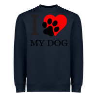 Navy I My Dog Heavyweight Sweatshirt - Bettercallsaul