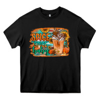 Black spice spice baby pumpkin spice latte Heavy Core Tee - Jasminsmagicworld