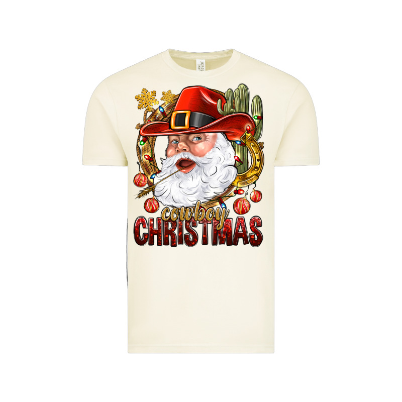 Cowboy Christmas Santa Vintage Tee by BundleAndBundleShop | Teevron