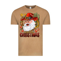 Vintage Camel Cowboy Christmas Santa Vintage Tee - BundleAndBundleShop