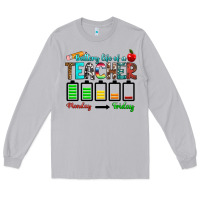 Moon Dust battery life of a teacher monday friday Long Sleeve Tee - RanaPortraitStore