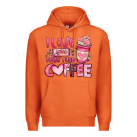 Carrot i love you more than coffee valentines day Premium Hoodie - OliviaCreatesArt