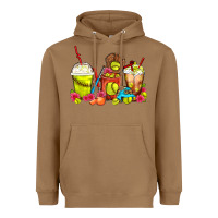 Toasted Coconut Softball Coffee Cups Heavyweight Hoodie - FaDigitalArtStudio
