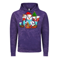 Cloud Purple joy christmas with snowman bbs Vintage Hoodie - BundleAndBundleShop