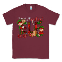 Burgundy Cutest Elf Ever Christmas Classic Tee - BundleAndBundleShop