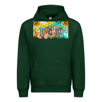 Forest Green Best Teacher Ever Urban Hoodie - CowhideDigitalArt