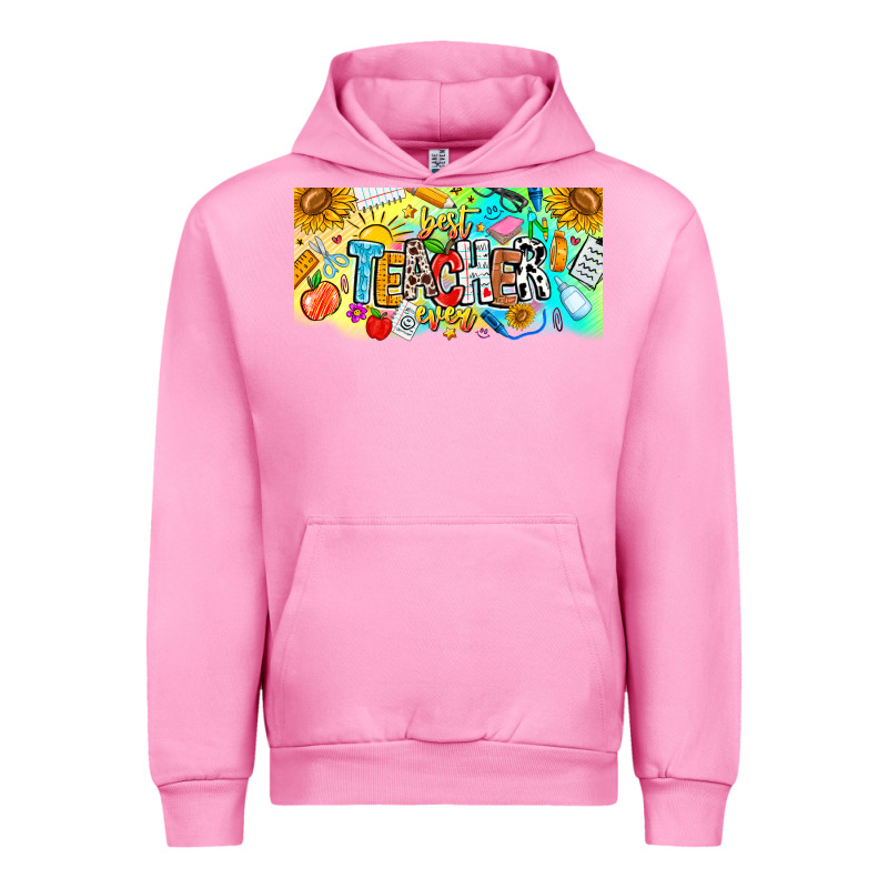 Best Teacher Ever Urban Hoodie by CowhideDigitalArt | Teevron