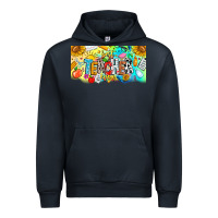Navy Best Teacher Ever Urban Hoodie - CowhideDigitalArt