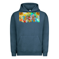 Pigment Midnight Navy Best Teacher Ever Urban Hoodie - CowhideDigitalArt