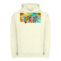 Pigment Pistachio Best Teacher Ever Urban Hoodie - CowhideDigitalArt
