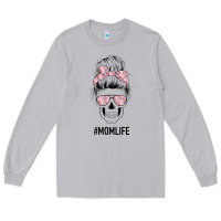 Moon Dust Pink Flower Mom Skull Long Sleeve Tee - Bettercallsaul