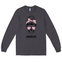 Smoke Pink Flower Mom Skull Long Sleeve Tee - Bettercallsaul