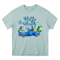 Arona hello winter with sniwman and  truck Heavy Core Tee - AdoDesignShop
