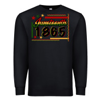 Black Juneteenth 1865 Premium Sweatshirt - FaDigitalArtStudio