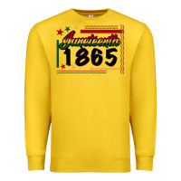 Lemon Juneteenth 1865 Premium Sweatshirt - FaDigitalArtStudio