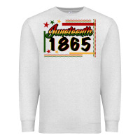 Oatmeal Heather Juneteenth 1865 Premium Sweatshirt - FaDigitalArtStudio
