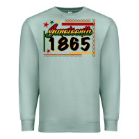 Seafoam Juneteenth 1865 Premium Sweatshirt - FaDigitalArtStudio