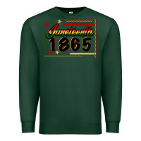 Sports Green Juneteenth 1865 Premium Sweatshirt - FaDigitalArtStudio
