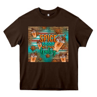 Chocolate Brown spice spice baby pumpkin spice latte Heavy Core Tee - Jasminsmagicworld