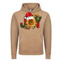Vintage Coffee joy christmas with sunflower bbs Vintage Hoodie - BundleAndBundleShop
