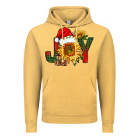 Vintage Mustard joy christmas with sunflower bbs Vintage Hoodie - BundleAndBundleShop