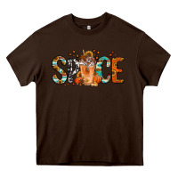 Chocolate Brown pumpkin spice latte Heavy Core Tee - Jasminsmagicworld